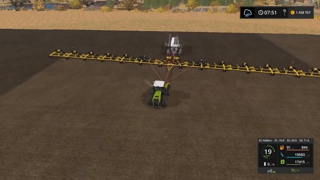 Farming Simuliator 17 / сеялка на 70 метров / смотреть онлайн