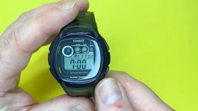 #CASIO W-210 (Module 2963) - How to Set the Time, Date, Alarm, use the Stopwatch and Dual Time! смотреть онлайн
