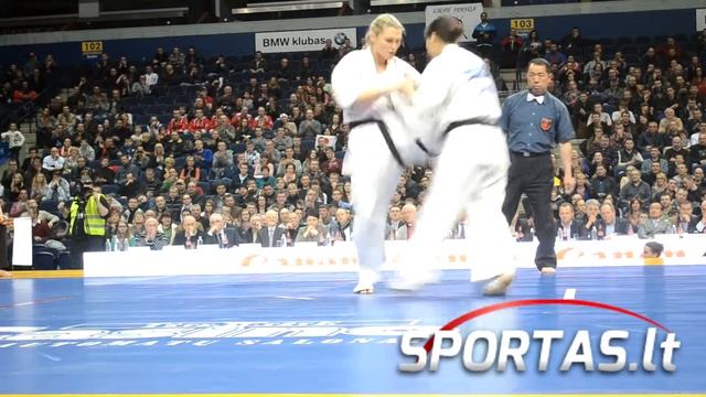 Pasaulio karate čempionate Vilniuje M.Čiuplytė iškovojo ausko medalį! Finalinė dvikova | HD смотреть онлайн