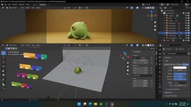 Ambient Lighting Time Lapse | 3D Modelling смотреть онлайн
