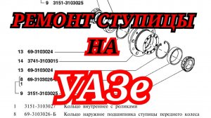 Ремонт ступицы на УАЗе
