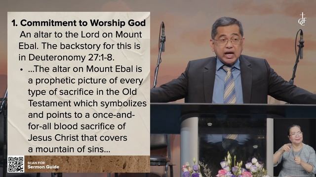 Sunday Sermon • Joshua 8:30-35 • The Reaffirmation of the Covenant смотреть онлайн