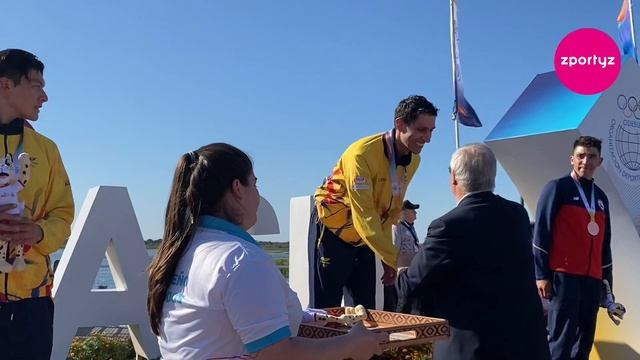 Ceremonia de premiación ciclismo masculino CRI de los Juegos Suramericanos Asunción 2022 🇵🇾🥇 смотреть онлайн