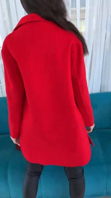 Пальто-кардиган из натуральной шерсти 80 см Размеры 44,46 смотреть онлайн