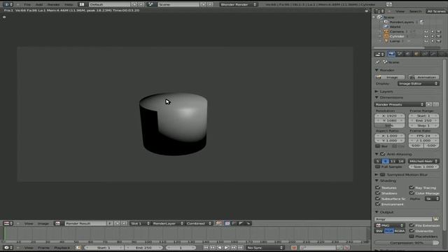 Edge Split to Fix Smooth Shading in Blender 2.5 - Blender 3D смотреть онлайн
