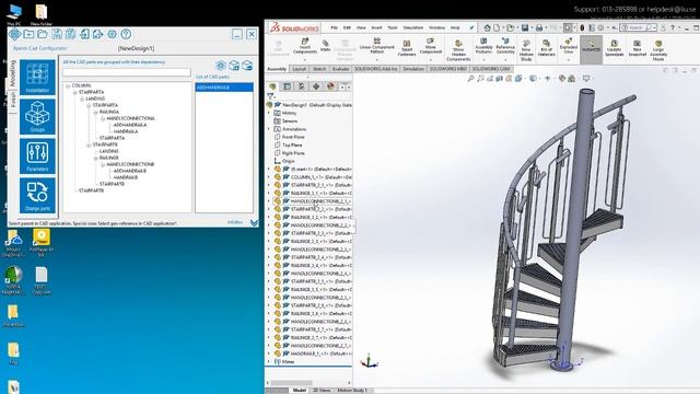 Spiral Staircase Modeling смотреть онлайн