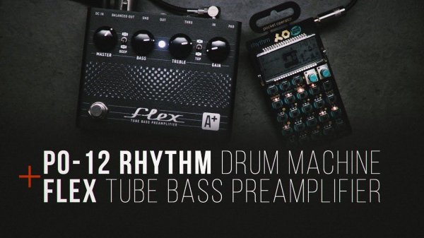 PO-12 Rhythm + Flex (tube bass preamplifier) by Shift Line
