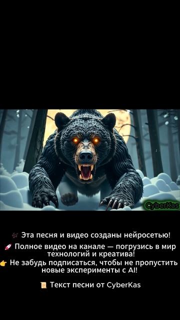 CyberKas - Тень Медведя | Рок (Музыка и Видео от Нейросети) #music #нейросети #aimusic #музыка смотреть онлайн