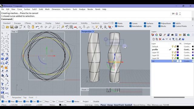 MAD Absolute Tower LIKE Structure | Rhinoceros Modeling Tutorial смотреть онлайн