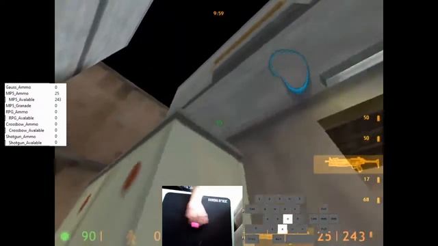 Half life Deathmatch + Tobii 1vs1 Mr_Death (TY) vs 2048 - Crossfire