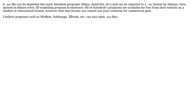 Programs that import 3ds max files (4 Solutions!!) смотреть онлайн