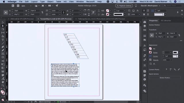 InDesign How-To: Create an Angled Text Header (Video Tutorial) смотреть онлайн