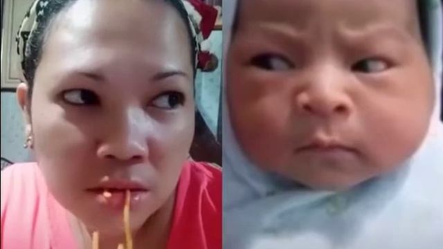 Kain tayo spagetti baby..😅😅cute Ng reaction nya😍😅😅😅galit yata d binigyan😂#googvibes смотреть онлайн