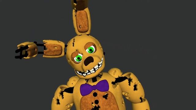 [Prisma3d Fnaf] Withered SpringBonnie Test смотреть онлайн