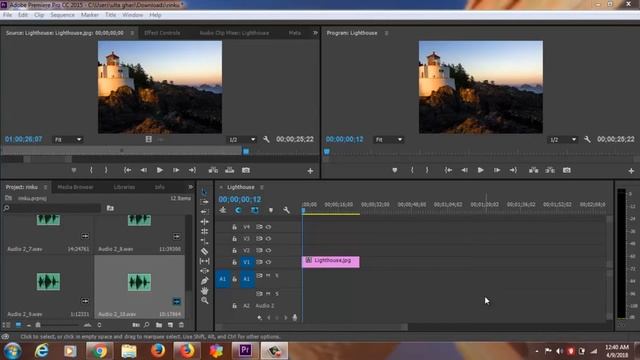 Adobe Photoshop/Adobe Premiere Pro CS5 Tutorial VIDEOEdit,Voice Recording,Cut And Combine Video Cli