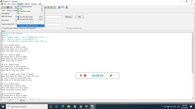 Convert .KAR file to .MID file easily with Karakan смотреть онлайн