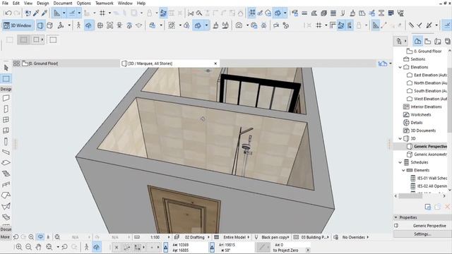 Bathroom design in ArchiCAD l Bathroom Design Part #2 смотреть онлайн