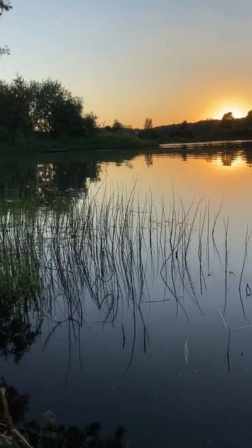 Красивый закат, рыбалка в 2022 году, пруд, путешествие на автомобиле.