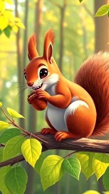 Секреты Волшебного Леса #лес #белка #мультик #детям #сказка смотреть онлайн