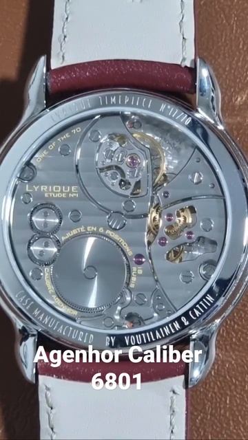 Time-lapse Agenhor Cal. 6801 in Lyrique Etude N.1 смотреть онлайн