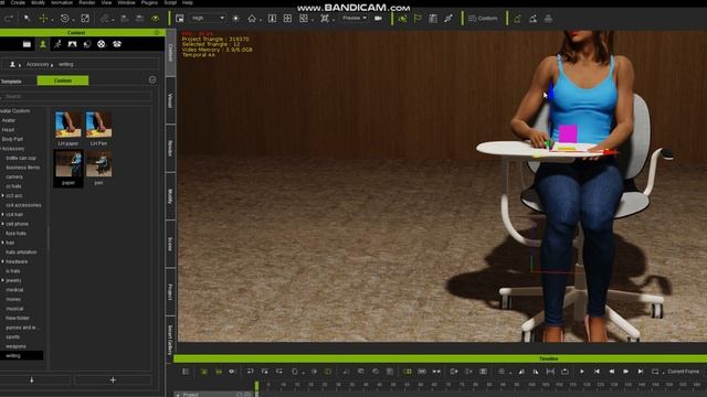 Download Some Poses and Free Office and Lobby Furniture Chairs, Desks and Tables for iClone 7 and 8 смотреть онлайн