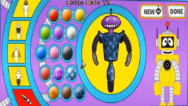 Yo Gabba Gabba! Plex's Robot Creation Station - Robot Game