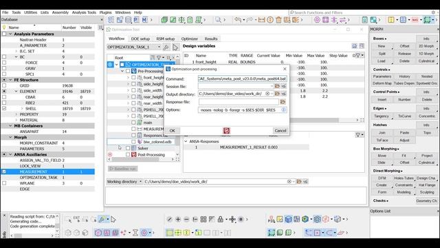 Design Of Experiments (DOE) study in ANSA & META смотреть онлайн