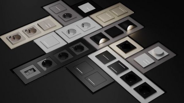 Senso | Серия рамок с поверхностью Soft Touch