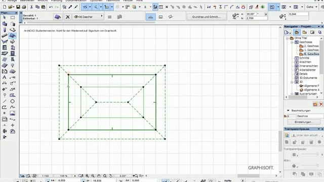 Archicad 16 Roofmaker Schopfdach смотреть онлайн