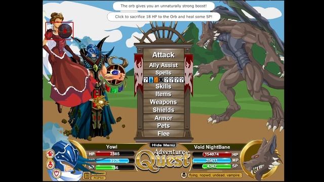 Adventure Quest | Unbeatable Level 500 Void Nightbane HPPK 2022! смотреть онлайн