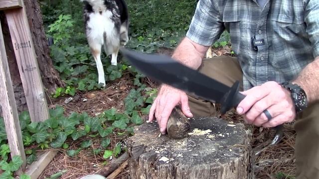 Ontario SP 10 Marine Raider Bowie Knife - It's A Hoss! смотреть онлайн