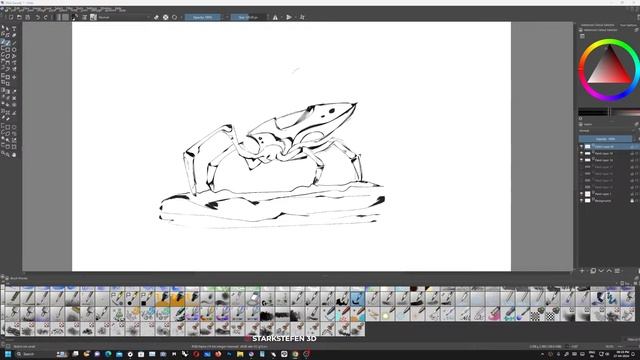 ZBRUSH Sculpting Live STARKSTEFEN3D смотреть онлайн