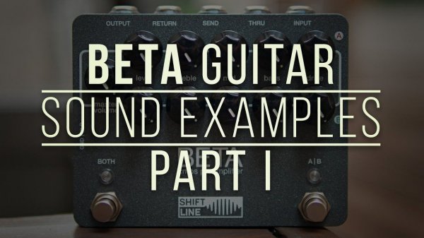 BETA preamplifier: Guitar Sound Examples