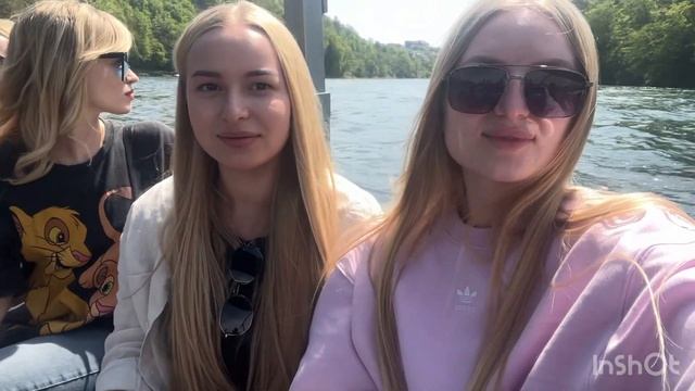 Рейнский водопад ! Самый большой водопад в Европе!!! смотреть онлайн