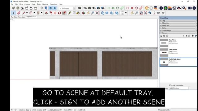 How to Create a Scene in Sketchup смотреть онлайн