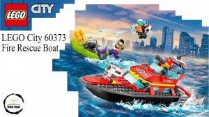 LEGO City 60373 Fire Rescue Boat - LEGO Speed Build Review #legominecraft #austrianbrickfan #lego