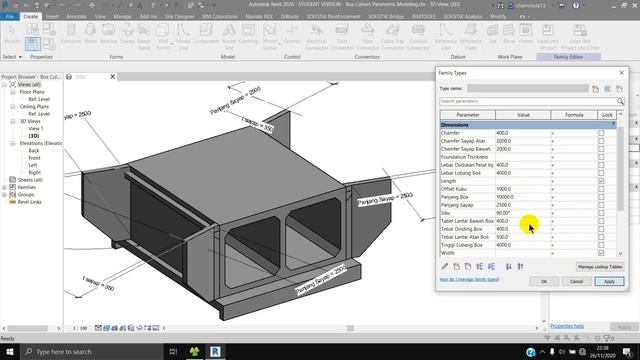 Parametric Modeling Box Culvert With Revit Structure смотреть онлайн
