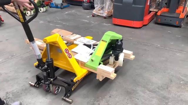 High lift pallet jack HLT680 смотреть онлайн