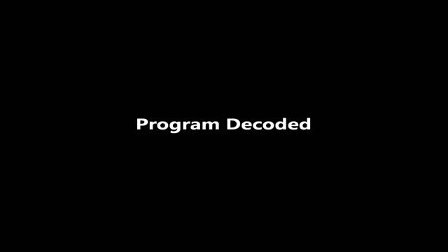 Program Decoded смотреть онлайн