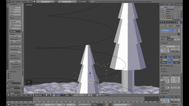 Blender Christmas Animation Tutorial- How To Create An Animated Glass Globe Model смотреть онлайн
