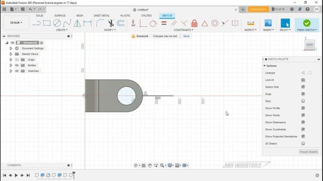 Part-7 Autodesk Fusion 360 Tamil Tutorial. Exercise-3 Extrude, Revolve, cut, 3D Modeling CAD смотреть онлайн