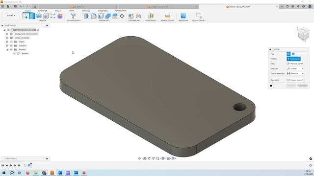 Diseño 3D - Diseño De Llavero, Generación De Archivo DXF Para Corte A Láser - FUSION 360 A RDWorks