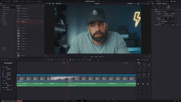 The New SMOOTH CUT Transition in DaVinci Resolve 20 IS AMAZING! Quick Tutorial