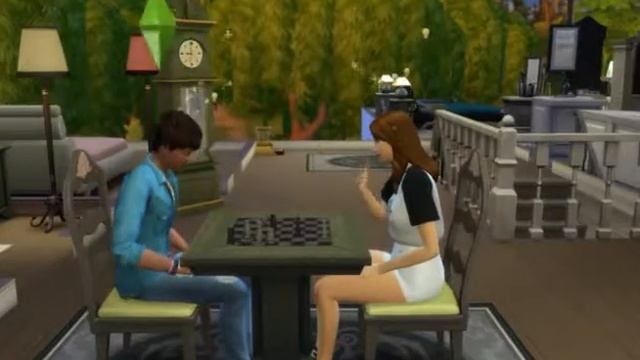 SIMS 4 CHESS MATCH BETWEEN COUSINS смотреть онлайн