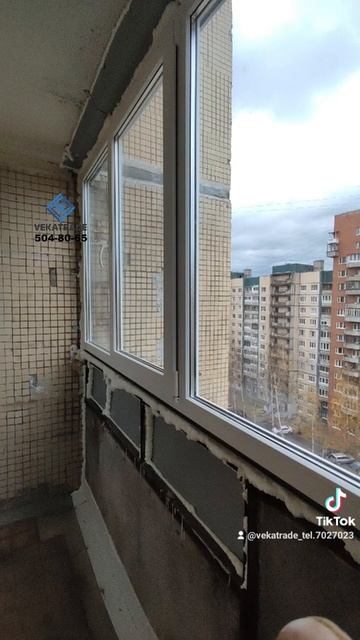 Остекление балкона 137 серии. Работа №12975 смотреть онлайн