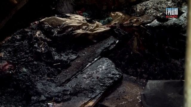 В Гродно этой ночью горел жилой дом смотреть онлайн