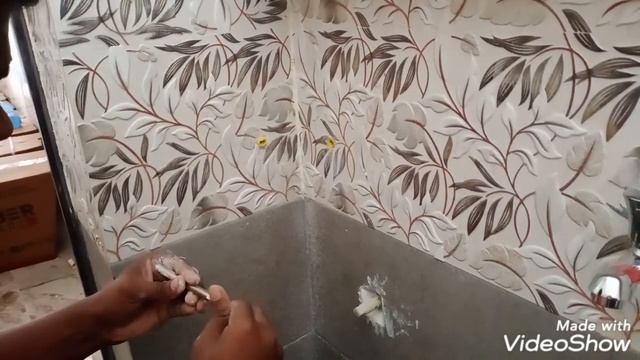 How To lnstalling Plumber Wall Hung Corner Wash Basin And Price Telugu Plumbing Work Kadapa смотреть онлайн