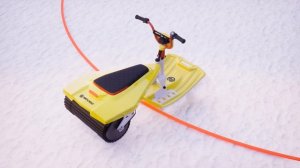 Sunrent шеринг зимой. Снегокат экоскат Кашалот.