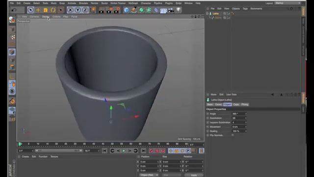 MUG MODELING C4D TUTORIAL смотреть онлайн