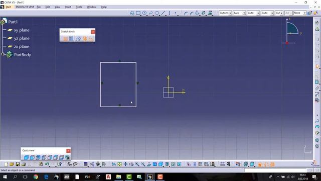 #6 CATİA V5 R20 Sketch Tools смотреть онлайн